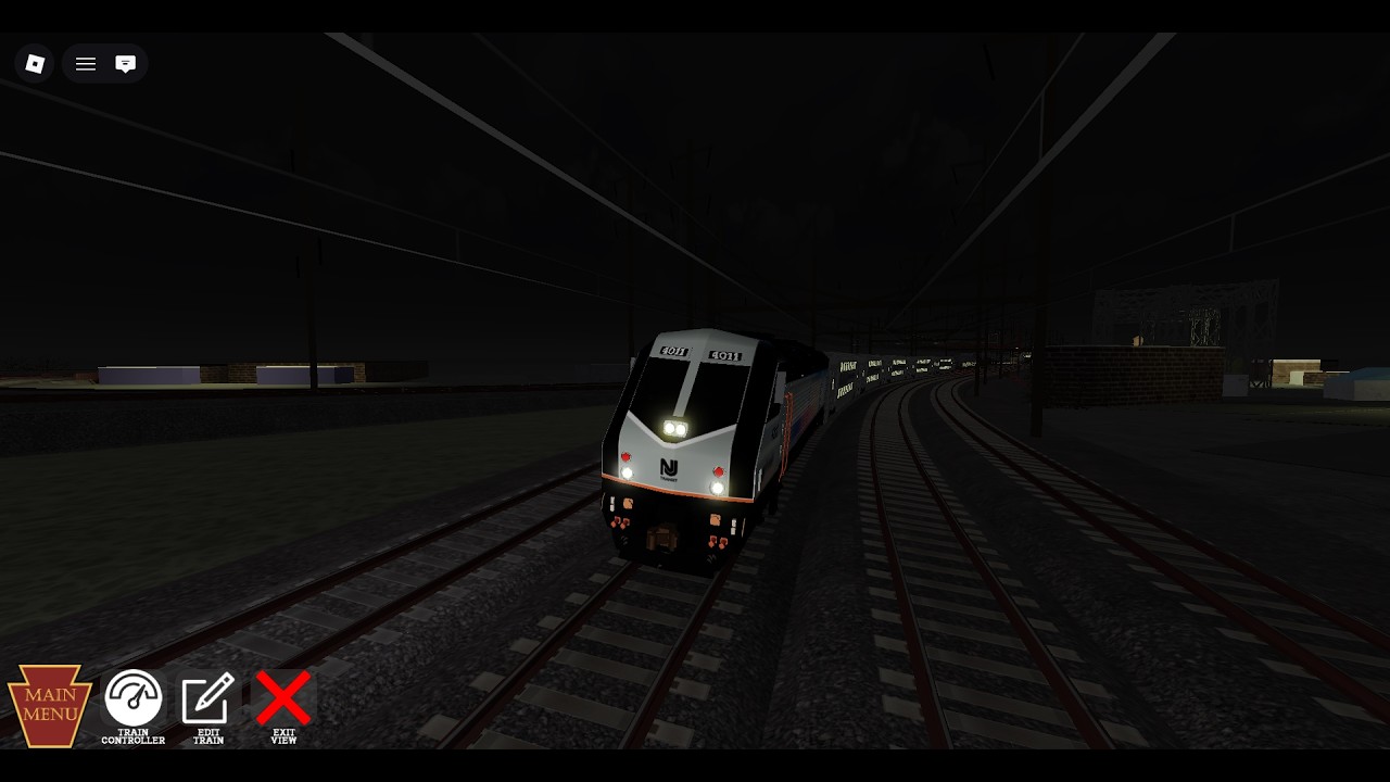 NJT ACES PL42AC Multilevel (Atlantic City - NY Penn; All Stops) | Roblox NEC Simulator