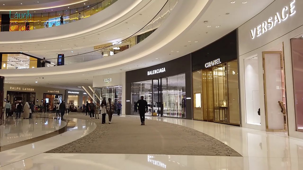 Dubai Mall Luxury Stores, UAE | Walking Tour