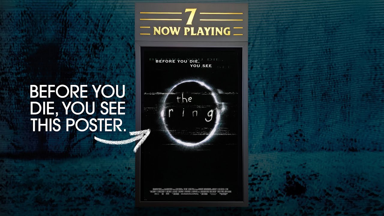 The movie poster for THE RING is...deadly?