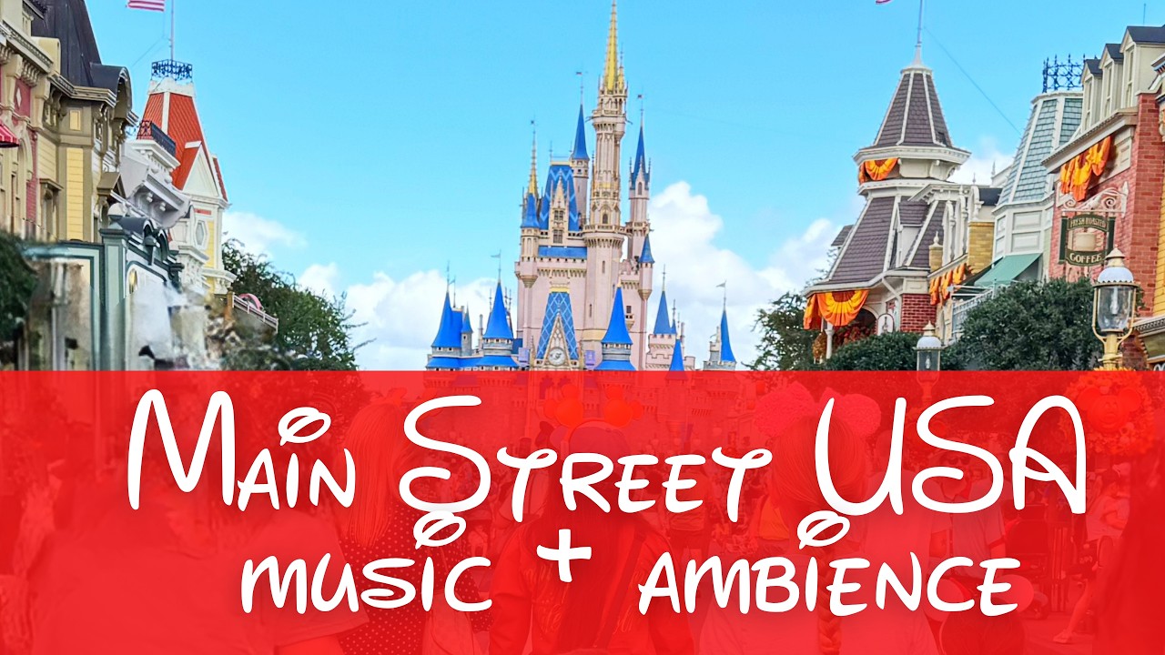 2 Hours of Main Street U.S.A. Background Music | Magic Kingdom Photo Slideshow