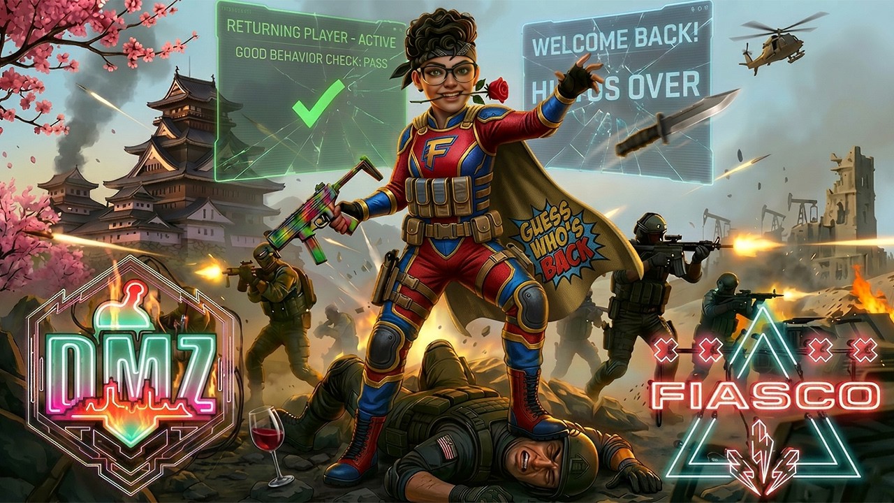 🔴DMZ LIVE: Back and on the Fiasco Attack, best get ready cause this is about to get DMZ heavy🤠🍷🔪🎯🤣🎒