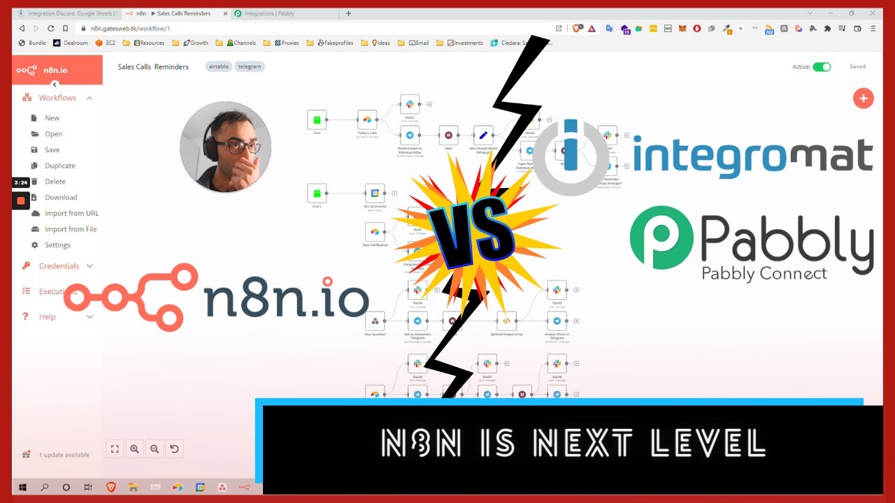 N8N Vs Integromat(Make) Vs Pabbly