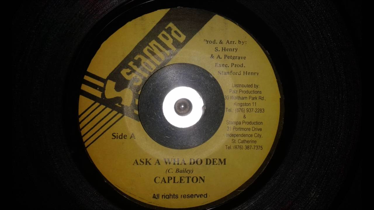 Capleton - Ask A Wha Do Dem (Done Di Place Riddim) [Vinyl]