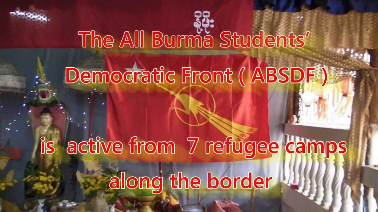 ABSDF 23rd anniversary - Alain Bambo in  NU PO refugee camp -