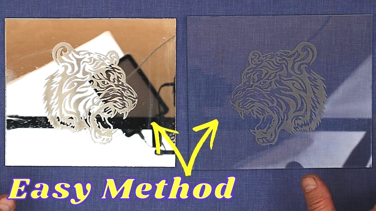 How to Engrave Mirror and Glass - Xtools D1 Laser