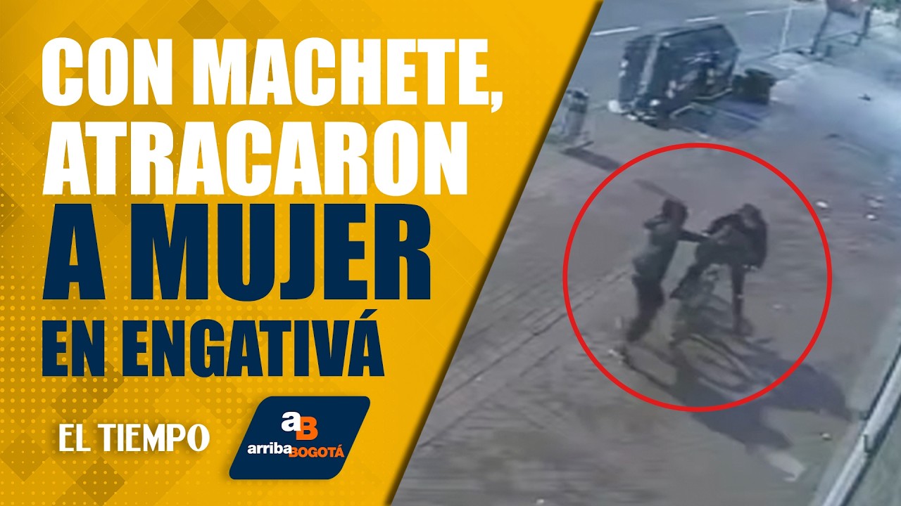 Arriba Bogotá 4 de marzo: Ladrón en bicicleta atracó con machete en mano a una mujer