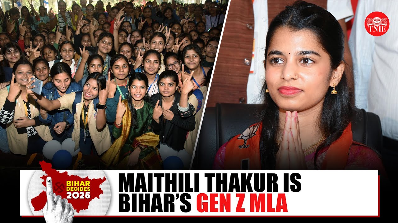 Bihar's popular singer Maithili Thakur becomes youngest MLA in state
