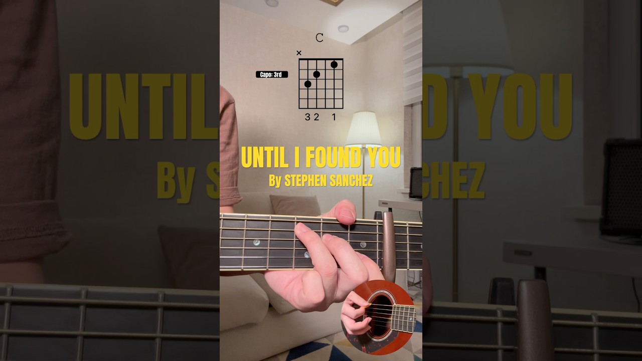 UNTIL I FOUND YOU By STEPHEN SANCHEZ | GUITAR TUTORIAL #guitar #guitartutorial #guitarcover