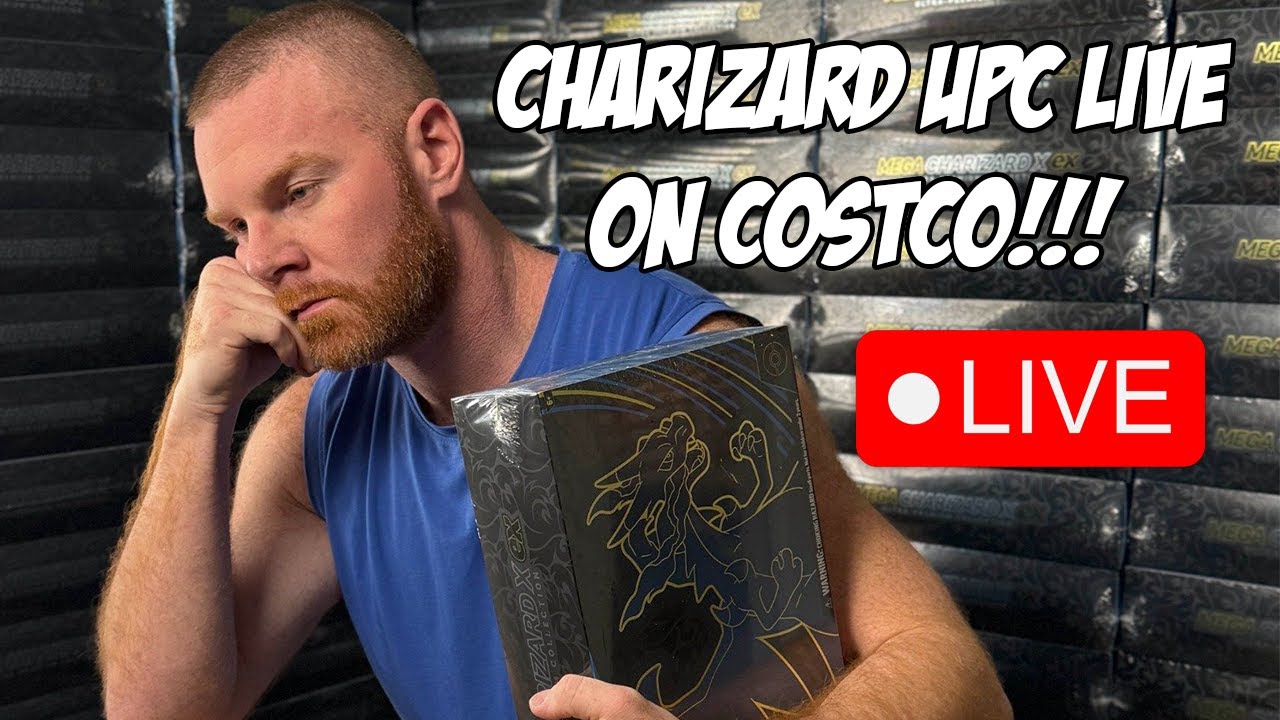 COSTCO DROPPING CHARIZARD UPC'S LIVE!