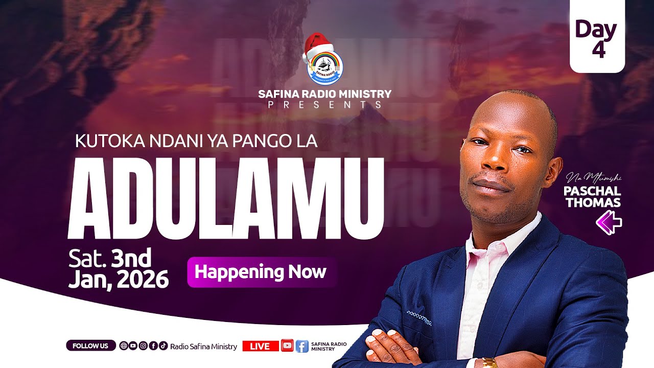LIVE NOW 🔴 PASCAL THOMAS  -KUTOKA NDANI YA PANGO LA ADULAMU 4 - 03/01/2026