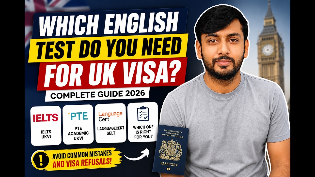Which English Language Test Do You Need for a UK Visa? | IELTS, SELT, PTE & Language Test Guide 2026