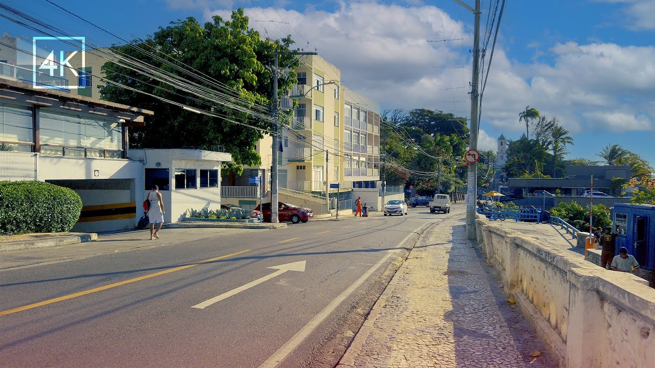 Caminhada do Bairro da GRAÇA até o PORTO DA BARRA. Salvador - Bahia - BRasil. 4k Experiência.