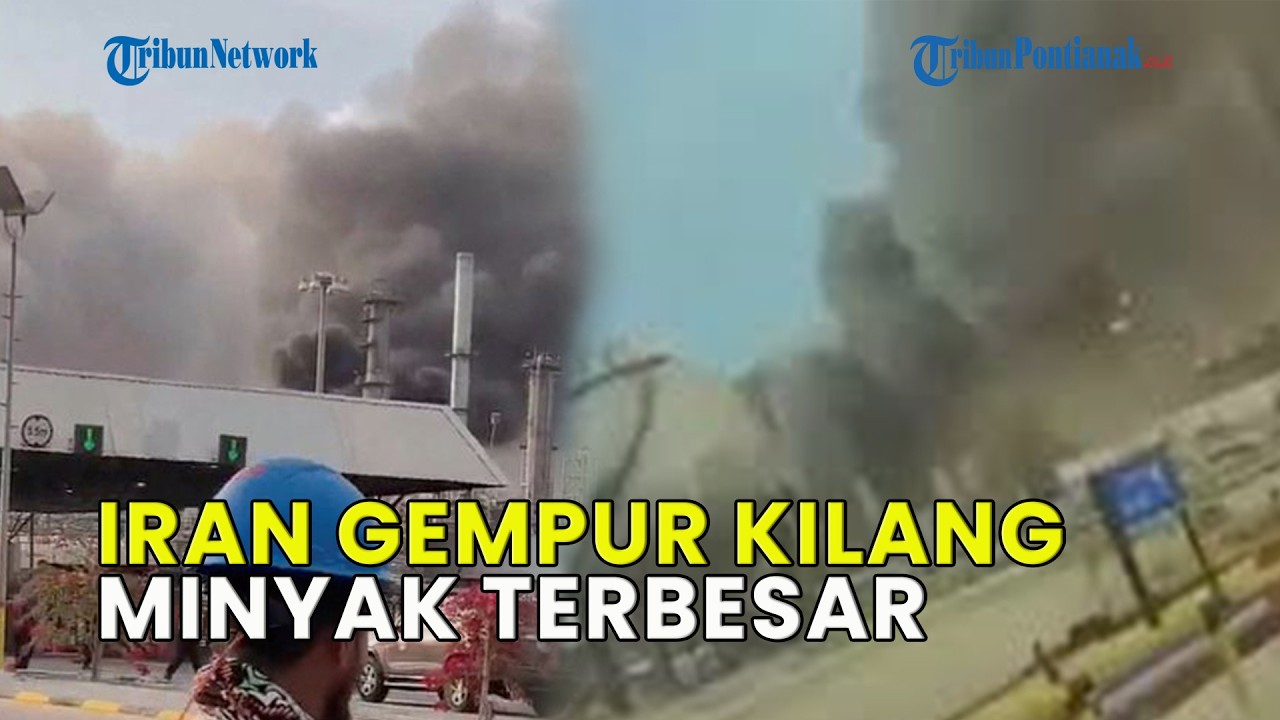 IRAN MEMBABI-BUTA❗ GEMPUR KILANG MINYAK TERBESAR TIMTENG MILIK SAUDI