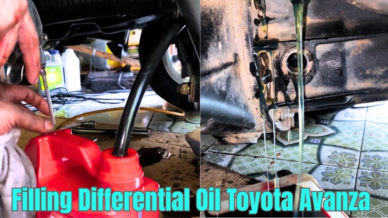 Filling Differential Oil Complete For Toyota Avanza 