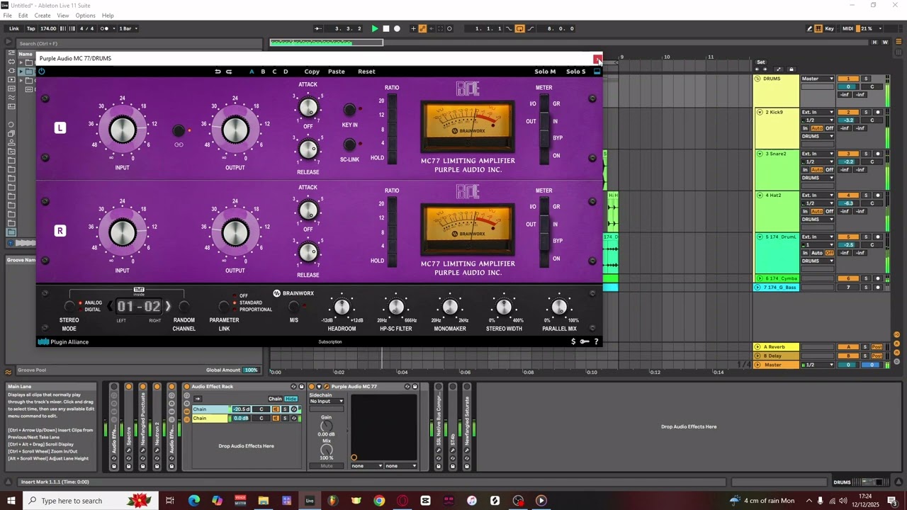 Sl8r makes a beat from his #samplepack !