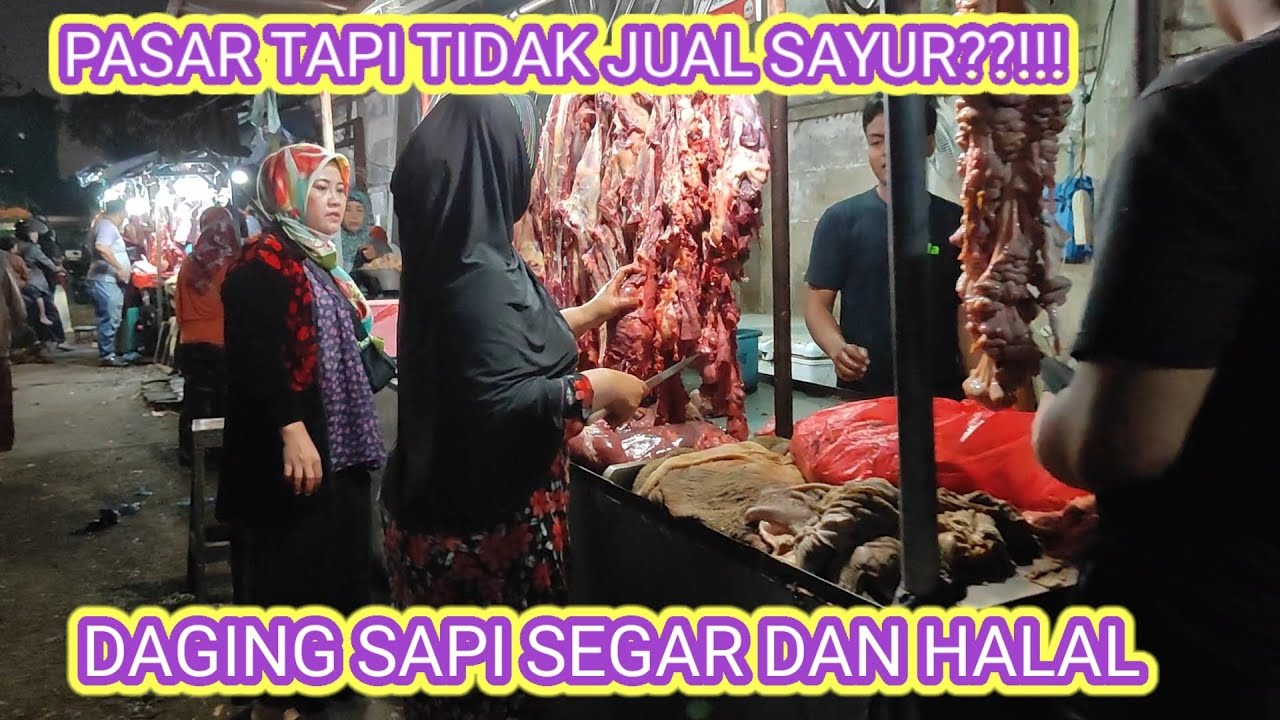 SURGANYA DAGING MURAH//PASAR DAGING SURABAYA