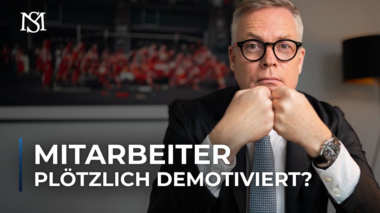 Sie merken, dass ein Mitarbeiter plötzlich demotiviert ist? 3 Fragen, die Sie sich stellen sollten