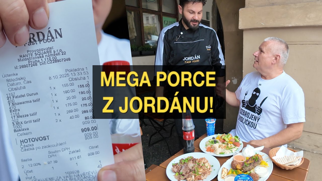 Tohle se nedá sníst! Obří porce v JORDÁN FAST FOOD 😳