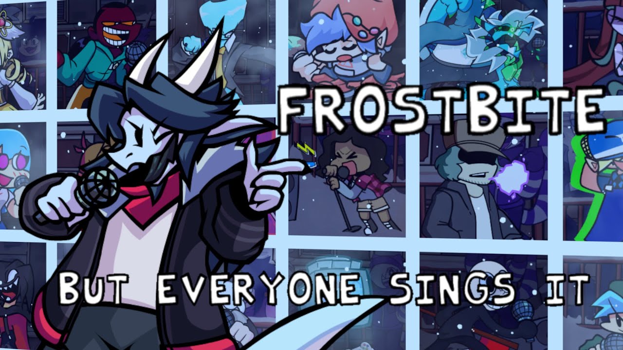 [FNF Mod] Frostbite but Everyone Sings It (Frostbiteを色々なキャラに歌わせてみた)