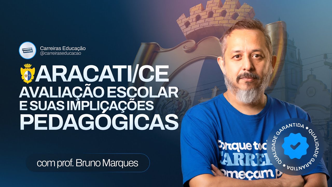 Concurso Aracati-CE 2026 - Avaliação Escolar e suas Implicações Pedagógicas | Carreiras Educação
