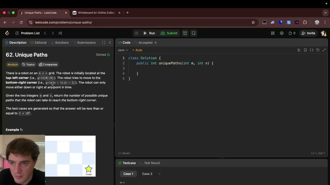 Leetcode Solution - 62 Unique Paths