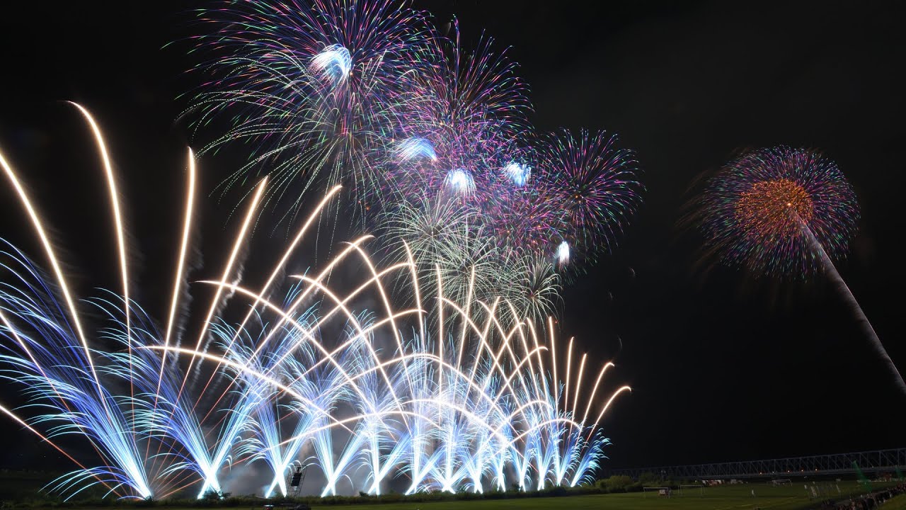 【4KHDR】東海まつり花火大会2025 フィナーレ特大ワイドスターマイン【東海村】Tokai Fireworks Festival