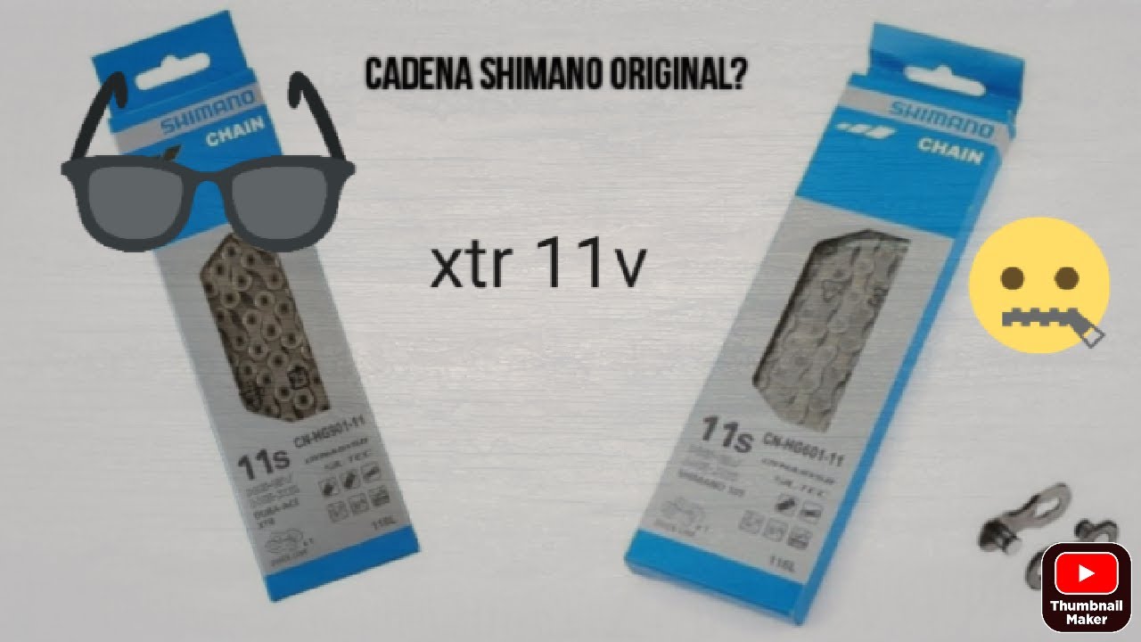 Como diferenciar una cadena shimano original !