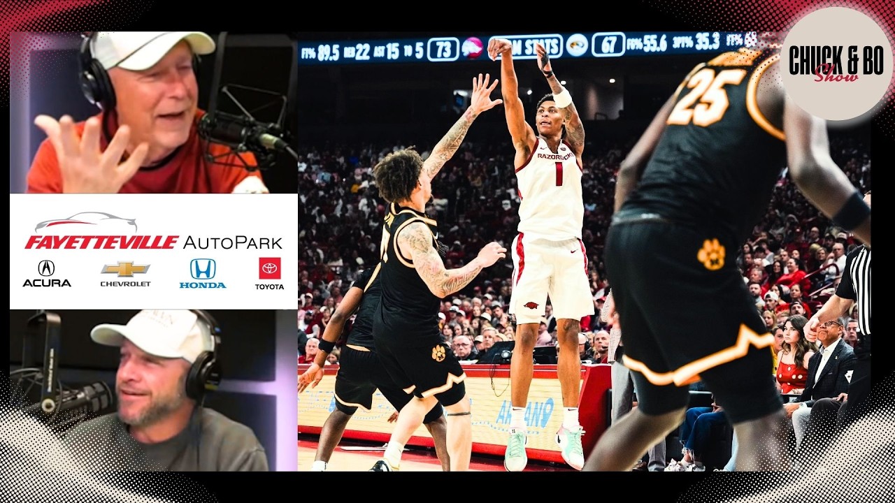 Where Arkansas Stands in Latest NCAA Bracketology + A-State Beats Hogs | Chuck & Bo Show 2/25/26