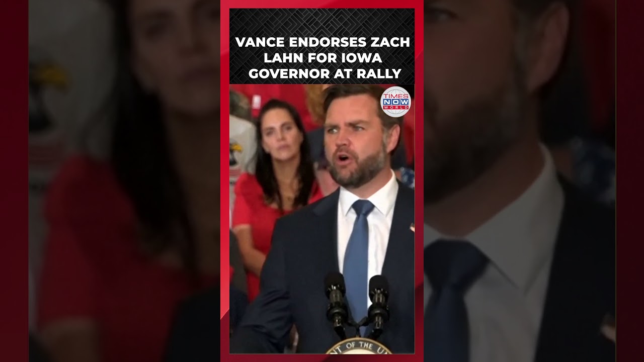 WATCH: Vance Rallies MAGA Crowd in Iowa &ndash; Strong Endorsement for Zach Lahn as Next Governor!