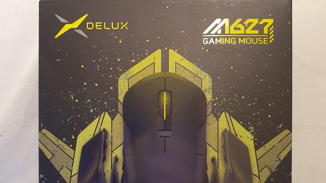 Delux m627 gaming mouse unboxing
