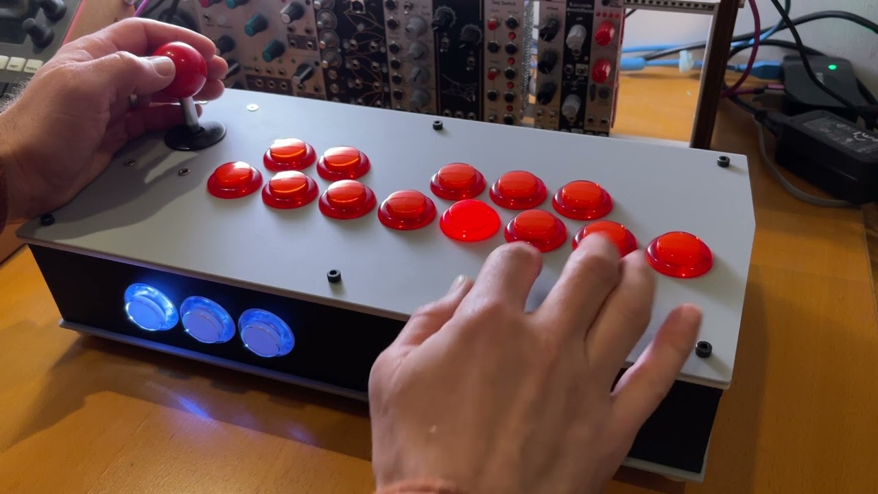 Arcade Synth Controller arps @adafruit @johnedgarpark #adafruit #synth