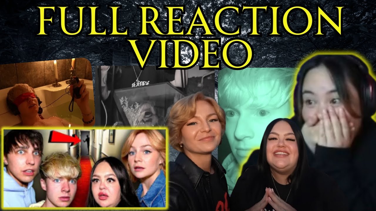 Sam and Colby Investigate CelinaSpookyboo's Haunted House with KallMeKris | Full Reaction
