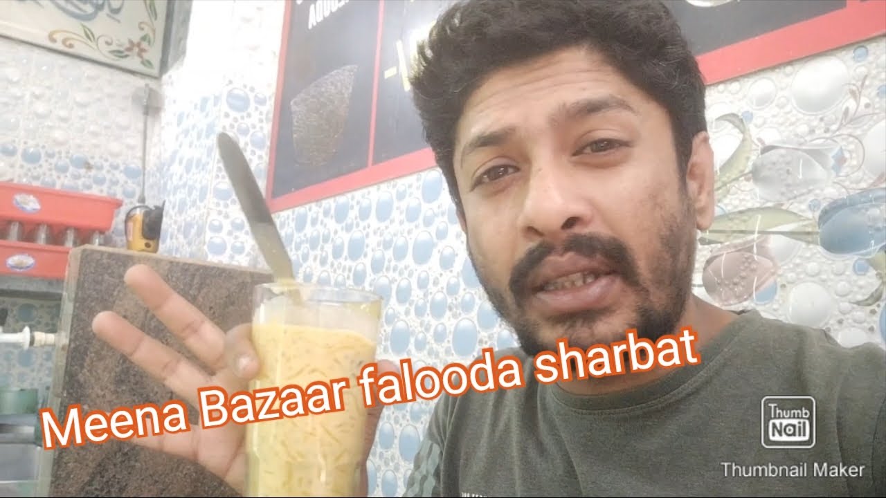 Meena Bazaar falooda sharbat Mysore #vlog 