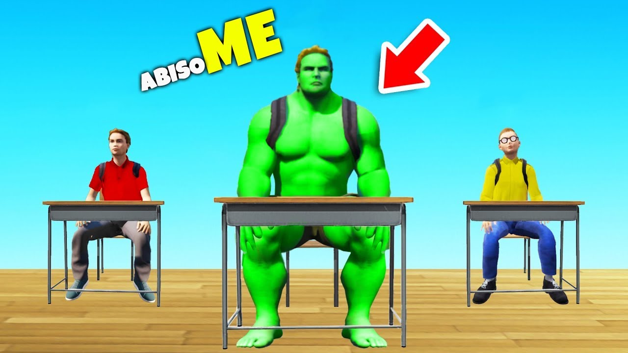 i become HULK at school 🧟‍♂
