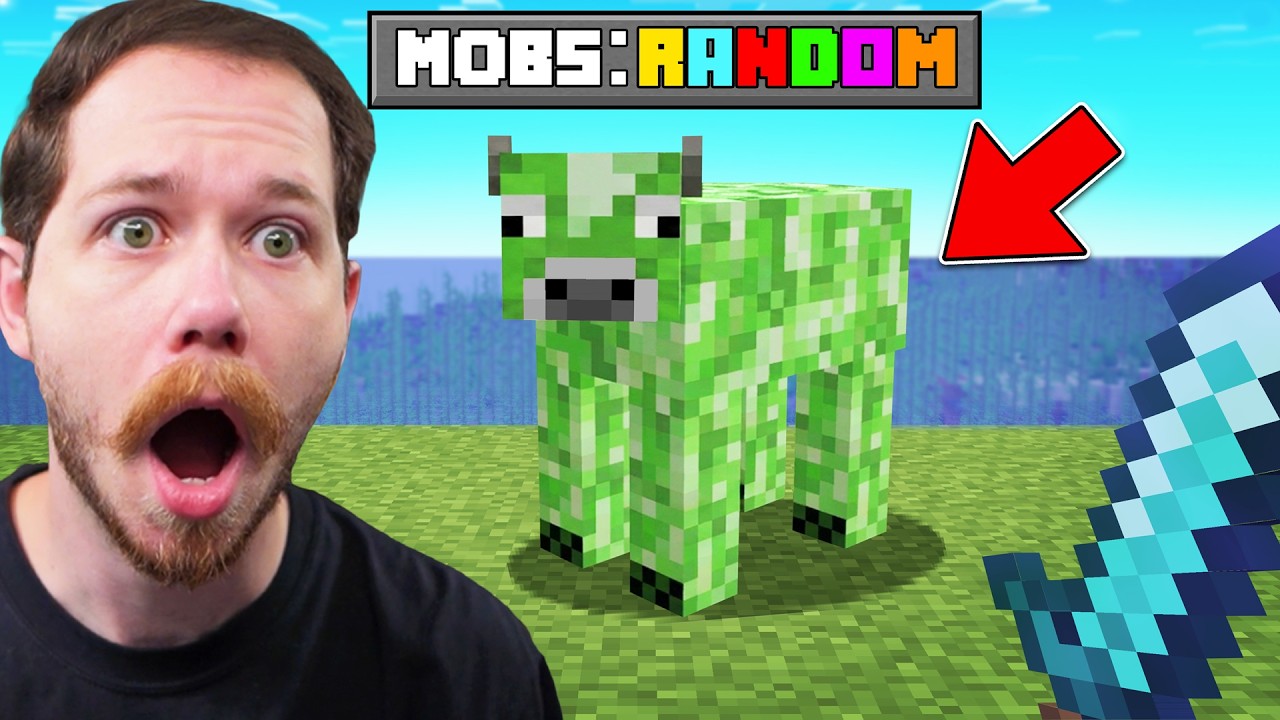 Minecraft, но каждый моб &mdash; случайный персонаж!