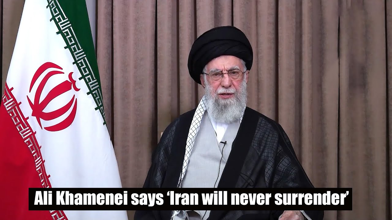 Ali Khamenei says Iran will never surrender