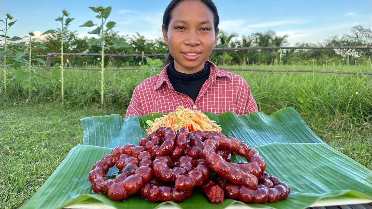 ខ្វាគោអាំងជ្រក់ល្ហុង