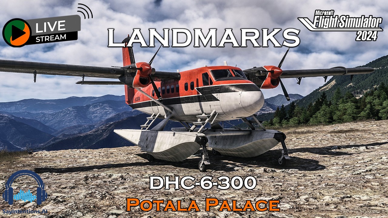 DHC-3-600 Twin Otter | Potala Palace | Landmarks | MSFS 2024 🛩️