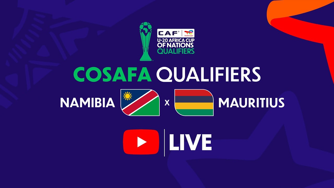Namibia vs Mauritius | #TotalEnergiesAFCONU20 COSAFA Qualifiers