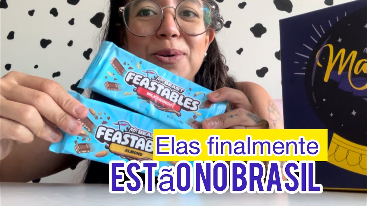 ACHEI A BARRA DO Mr Beast 🙏🥳Unboxing Clube da Bruxa - Assinatura de doces Importados | 