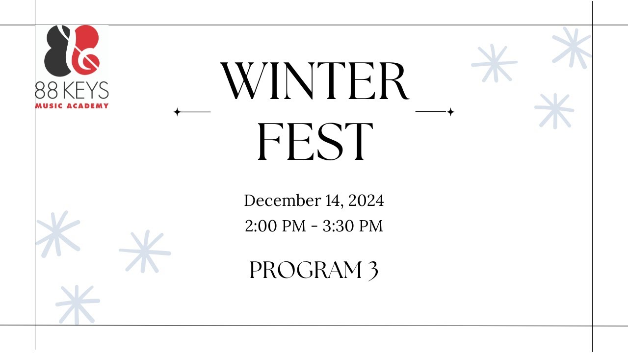 Winter Fest 2025 Program 3