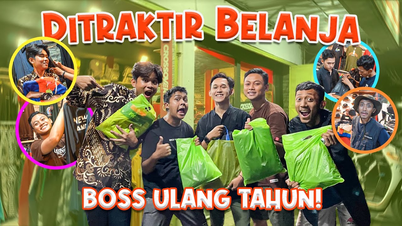 SEPUASNYA!! DITRAKTIR BELANJA OUTFIT SPESIAL ULANG TAHUN DIMAS ZAENAL!!