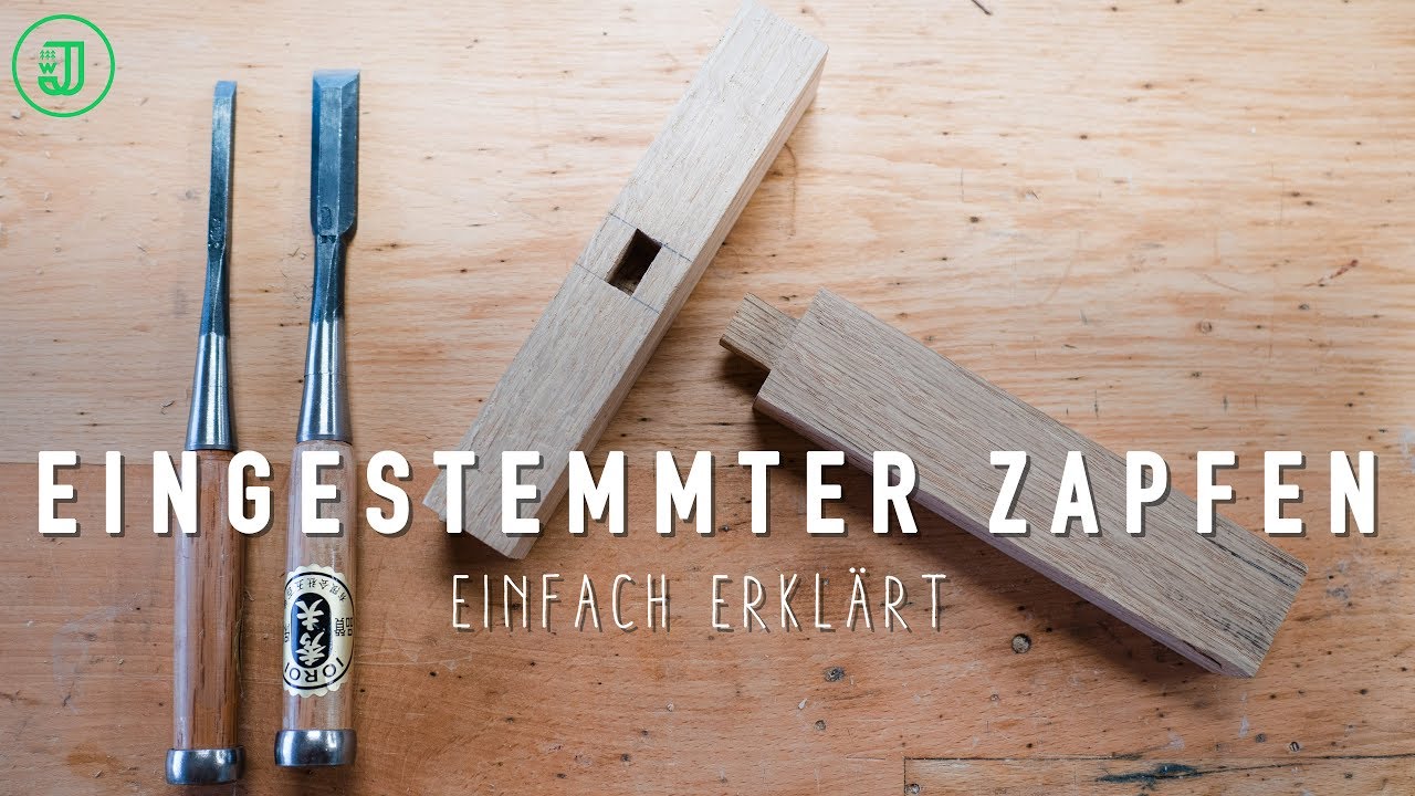 Unsichtbare Schlitz- und Zapfenverbindung | Holzverbindungen einfach erkl&auml;rt | Jonas Winkler