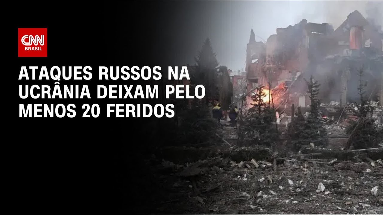 Guerra no Leste Europeu: Ataques russos deixam pelo menos 20 feridos na Ucr&acirc;nia | CNN NOVO DIA