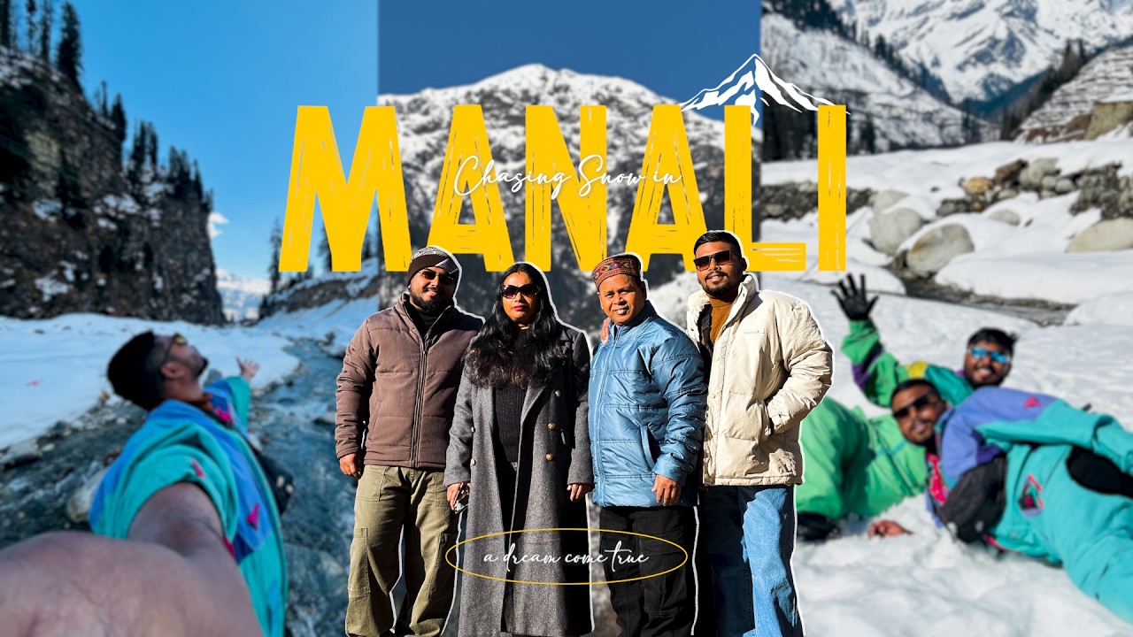 First Snow Experience In Manali With Family | Emotional & Fun | Himachal Pradesh