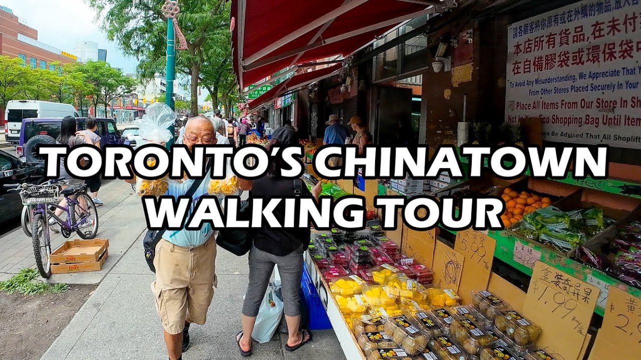 TORONTO'S CHINATOWN WALKING TOUR AT SPADINA AND DUNDAS! ⛩️🏯🏮🥢🥠