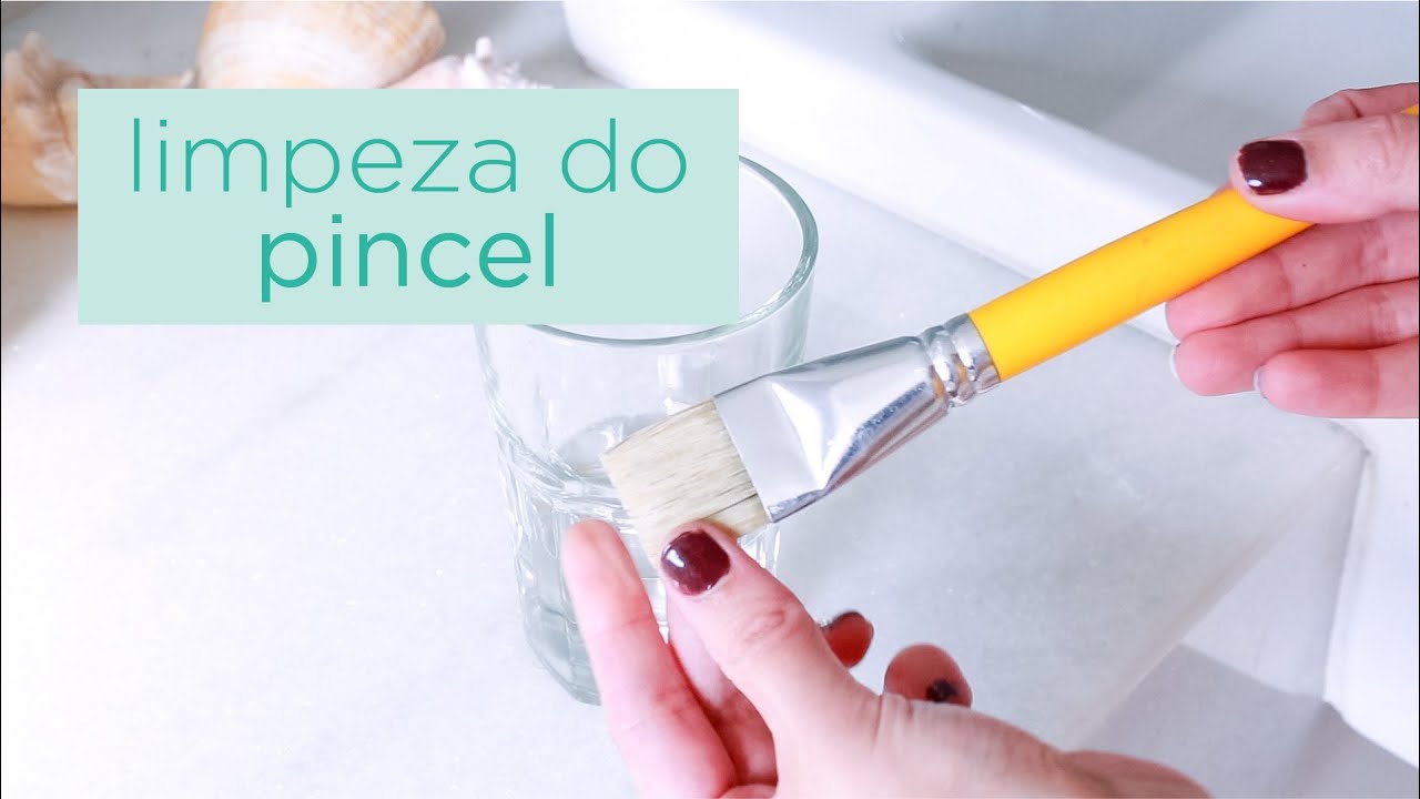 Qual a melhor forma de LIMPAR SEU PINCEL de cola? (e dica para tirar COLA SECA)