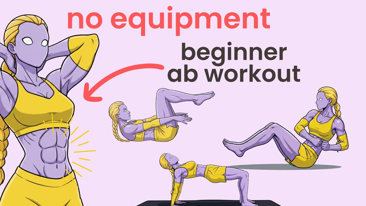 Your First Beginner Level Calisthenics ABS Workout for Women at Home (Follow Through - No Equipment)