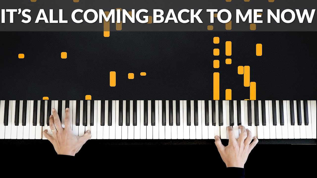 It's All Coming Back To Me Now - Céline Dion | Tutorial of my Piano Cover