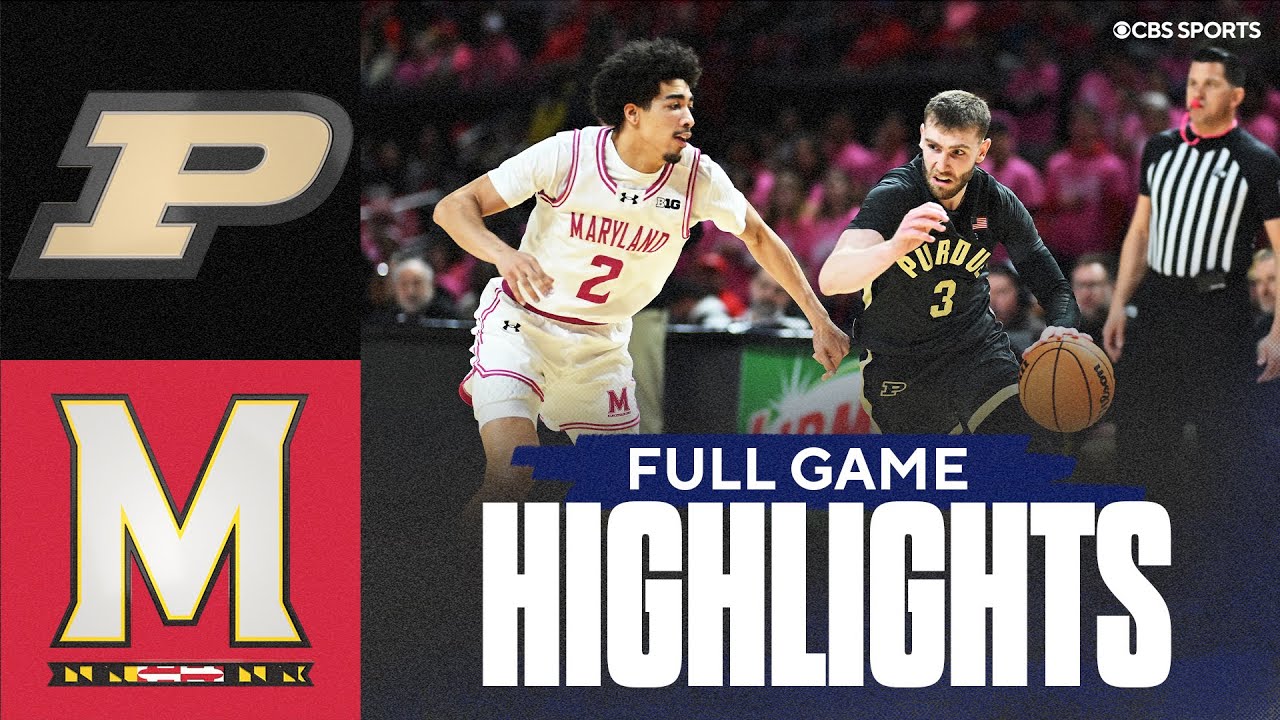 No. 12 Purdue Boilermakers vs Maryland Terrapins | Full Game Highlights
